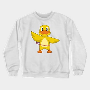 Duck Fitness Gymnastics Sports Crewneck Sweatshirt